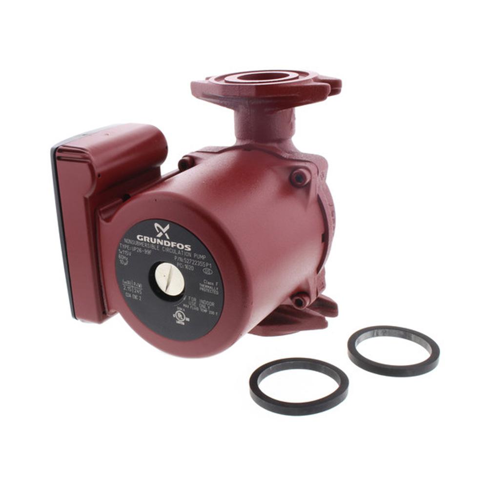 Grundfos UP26-99F 1/6 HP 115-Volt Circulator Pump-52722355 - The Home Depot