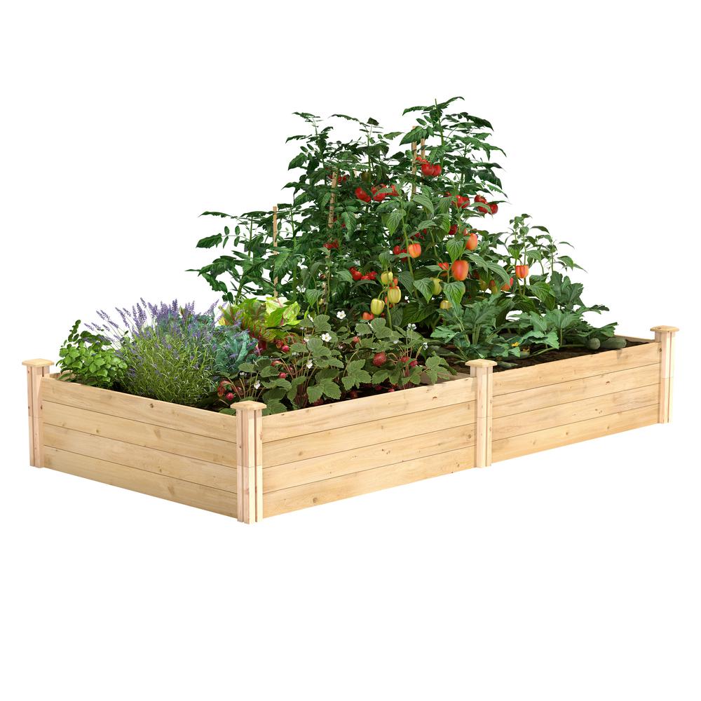 Greenes Fence 4 Ft X 8 14 In Original Cedar Raised Garden Bed Rc12s28b The Home Depot - Home Depot Garden Bed Fencing Greenes Fence 4 Ft X 8 14 In Original Cedar Raised Garden Bed Rc12s28b The Home Depot - Home Depot Garden Bed Fencing