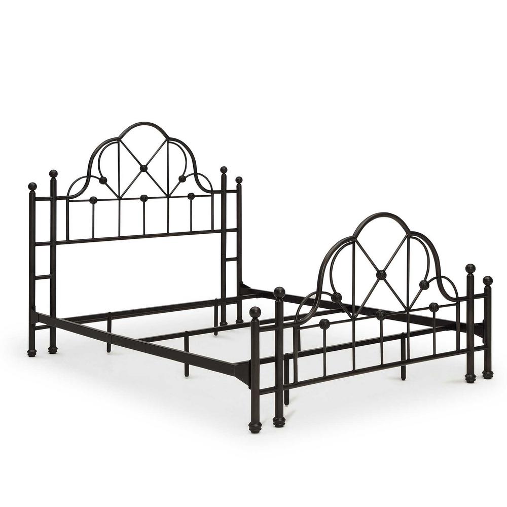 Craft Main Emma Black King Size Bed Ql Kdb10k The Home Depot Craft Main Emma Black King Size Bed