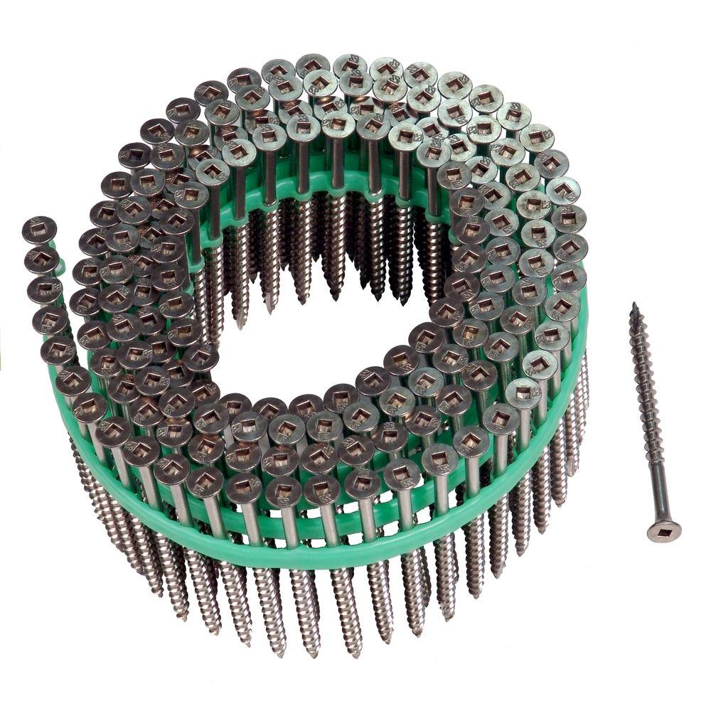 MURO 8 3 in. Internal Square FlatHead Wood Deck Screws (900Pack