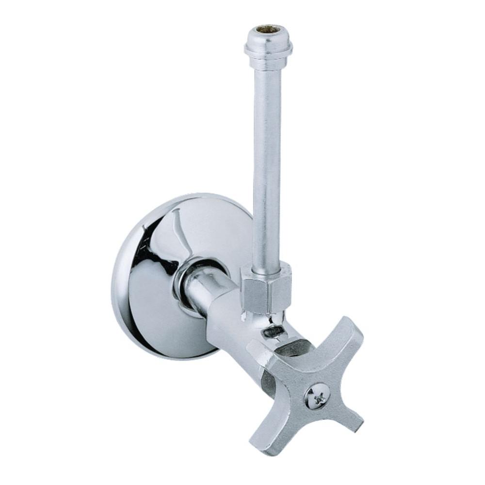 KOHLER 3/8 in. Brass NPT Angle Supply Valves in Polished Chrome (2-Pack)