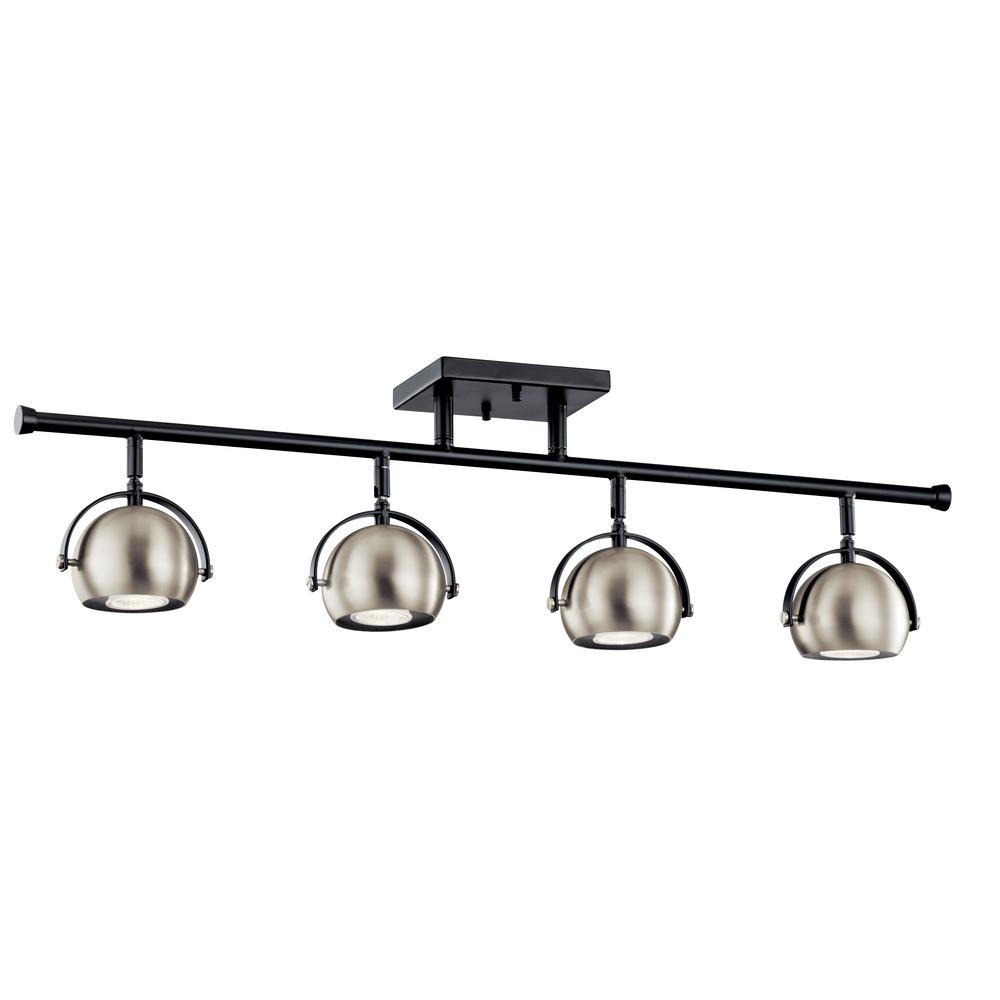 Black Damp Rated Track Lighting Kits Track Lighting The Home Depot