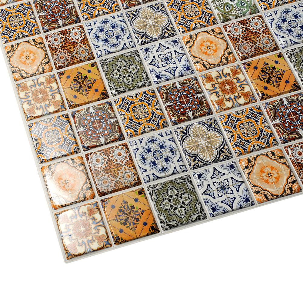3d Falkirk Retro 10 1000 In X 38 In X 19 In Multicolor Abstract