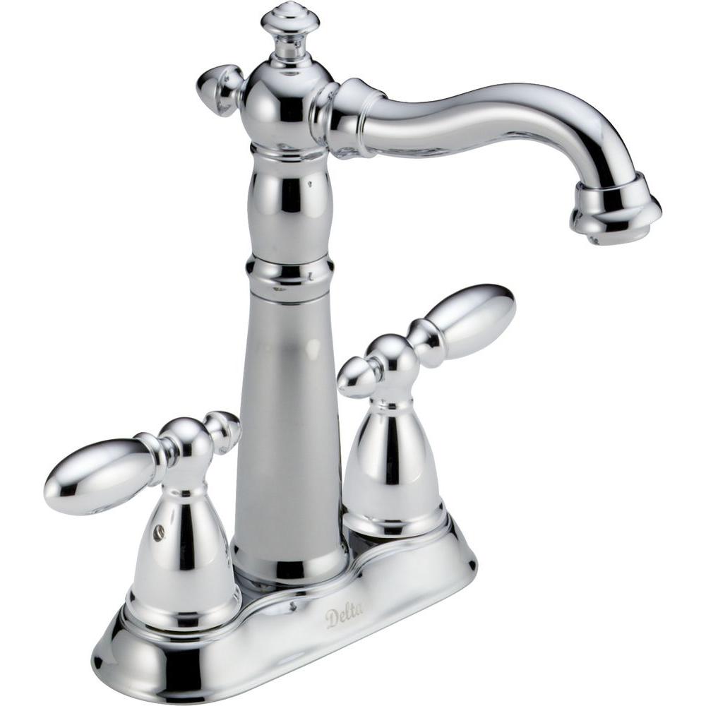 UPC 034449699808 product image for Delta Kitchen Victorian 2-Handle Bar Faucet in Chrome grey 2155-DST | upcitemdb.com