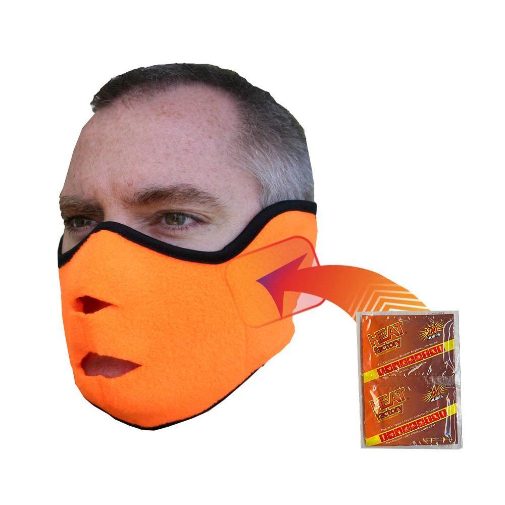 orange face mask