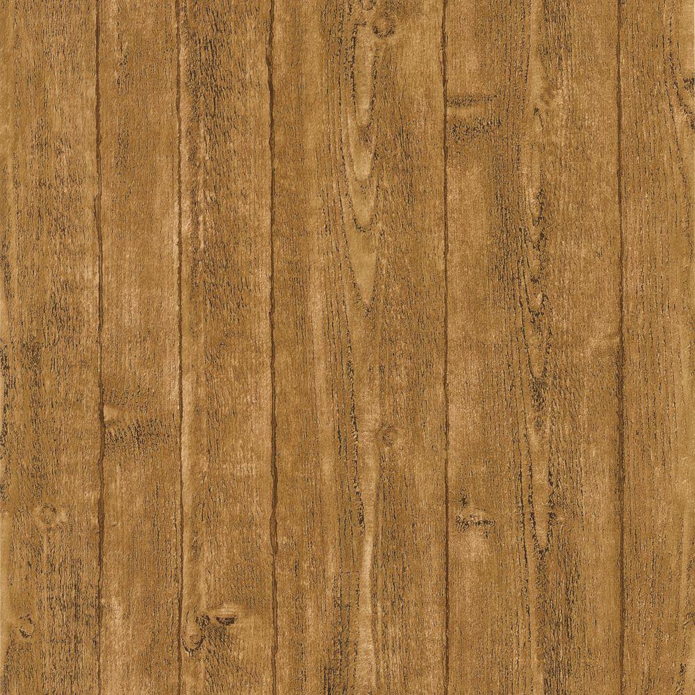 Brewster Ardennes Faux Dark Brown Wood Panel Wallpaper 41256912 The