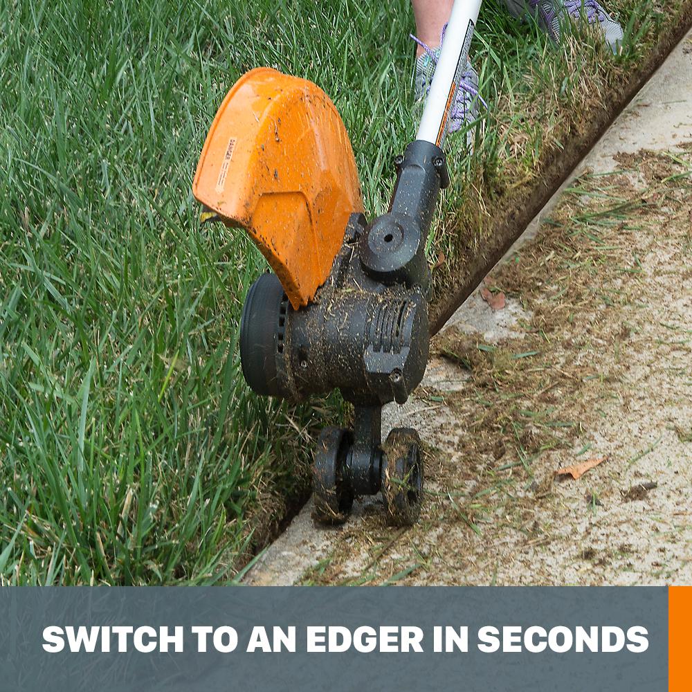 battery powered wheeled string trimmer