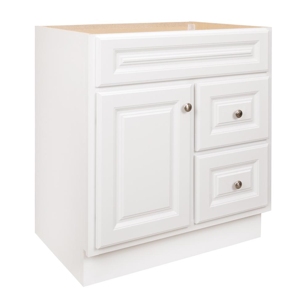 Glacier Bay Hampton 30 In W X 21 In D X 33 5 In H Bath Vanity   Glacier Bay Vanities Without Tops Hwh30d 64 1000 