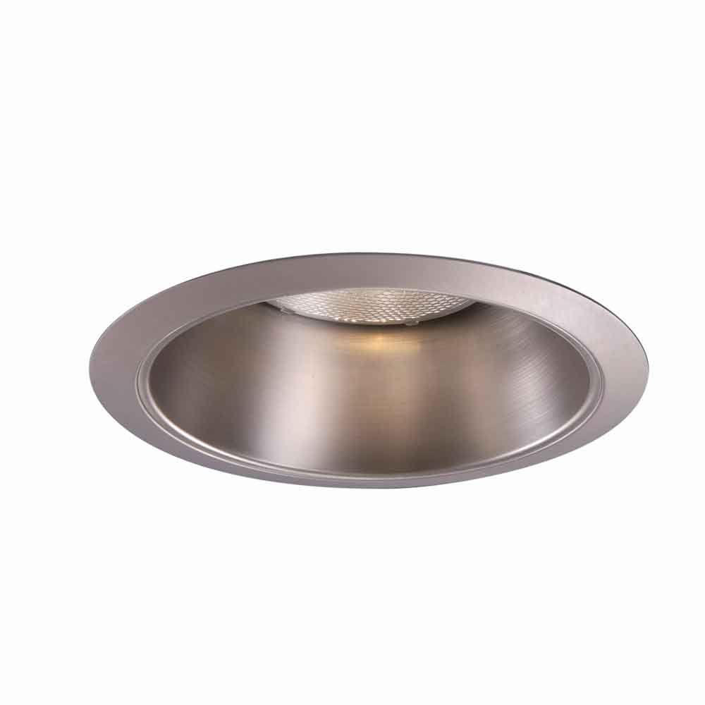 Halo 426 Series 6 in. Satin Nickel Recessed Ceiling Light Reflector Cone Trim426SN The Home Depot