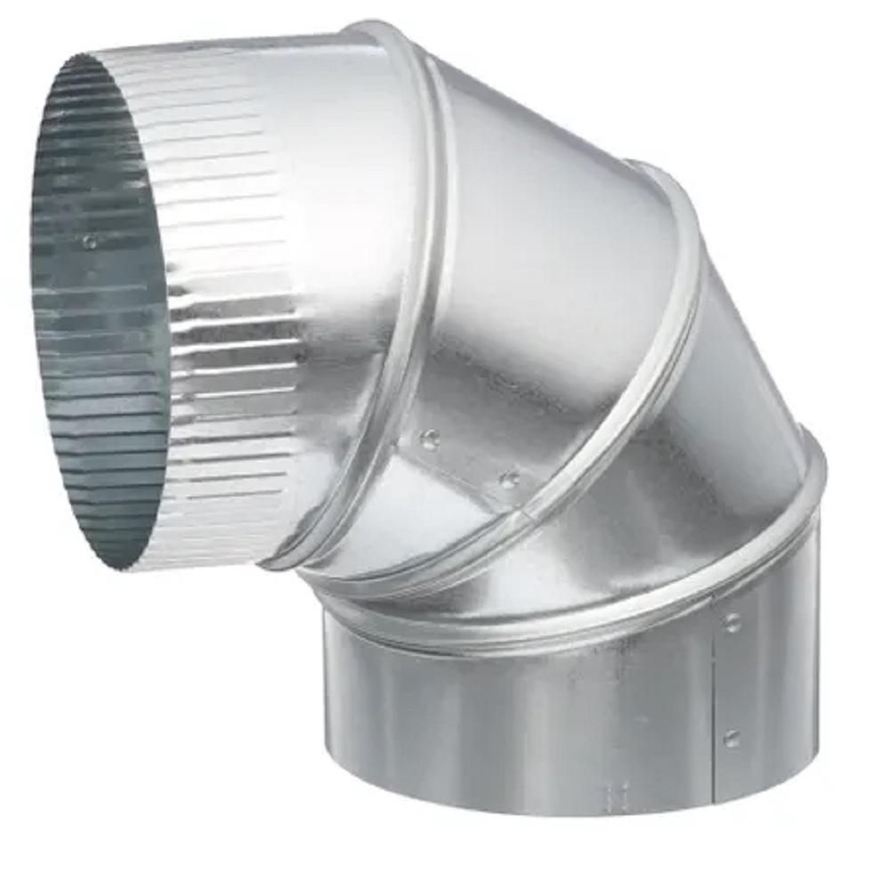 Speedi-Products SM-26A90 05 5-Inch 26-Gauge 90-Degree Round Adjustable Elbow