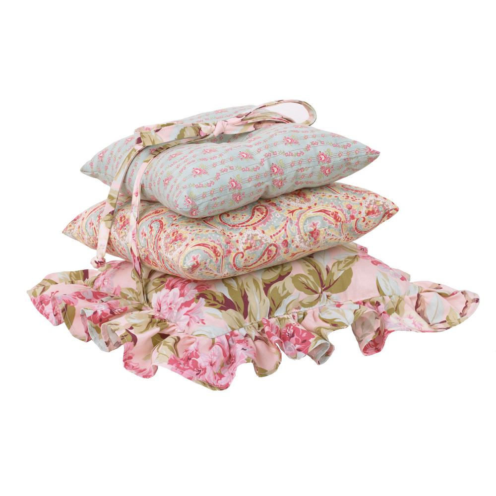 Cotton Tale Designs Tea Party Cotton Standard Throw Pillow Set Of 3 Tppp The Home Depot