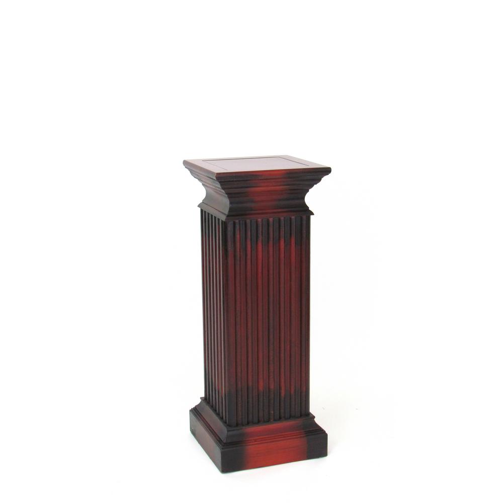 Wayborn Honey Brown Greek Pedestal 5601 The Home Depot