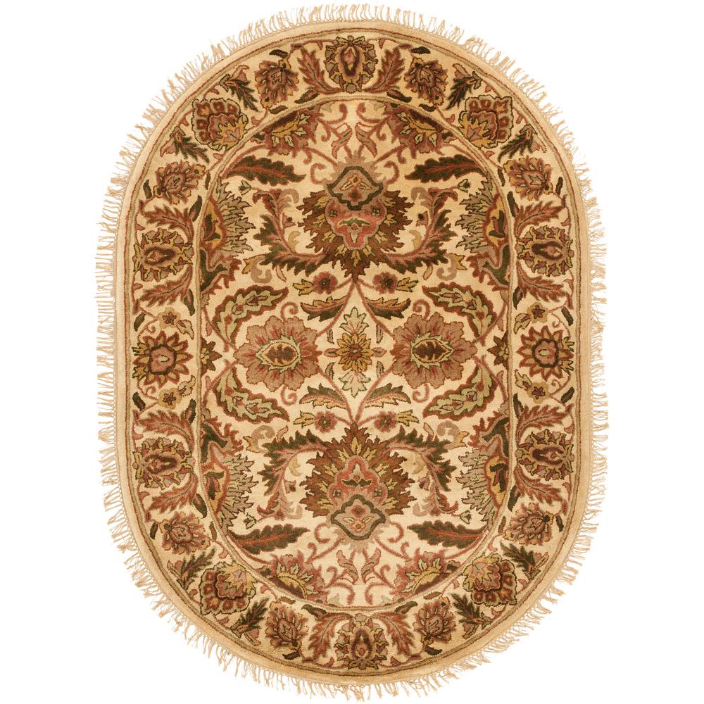 Oval Safavieh Area Rugs The Home Depot Clic Cream 8 Ft X 10 Oval Area Rug