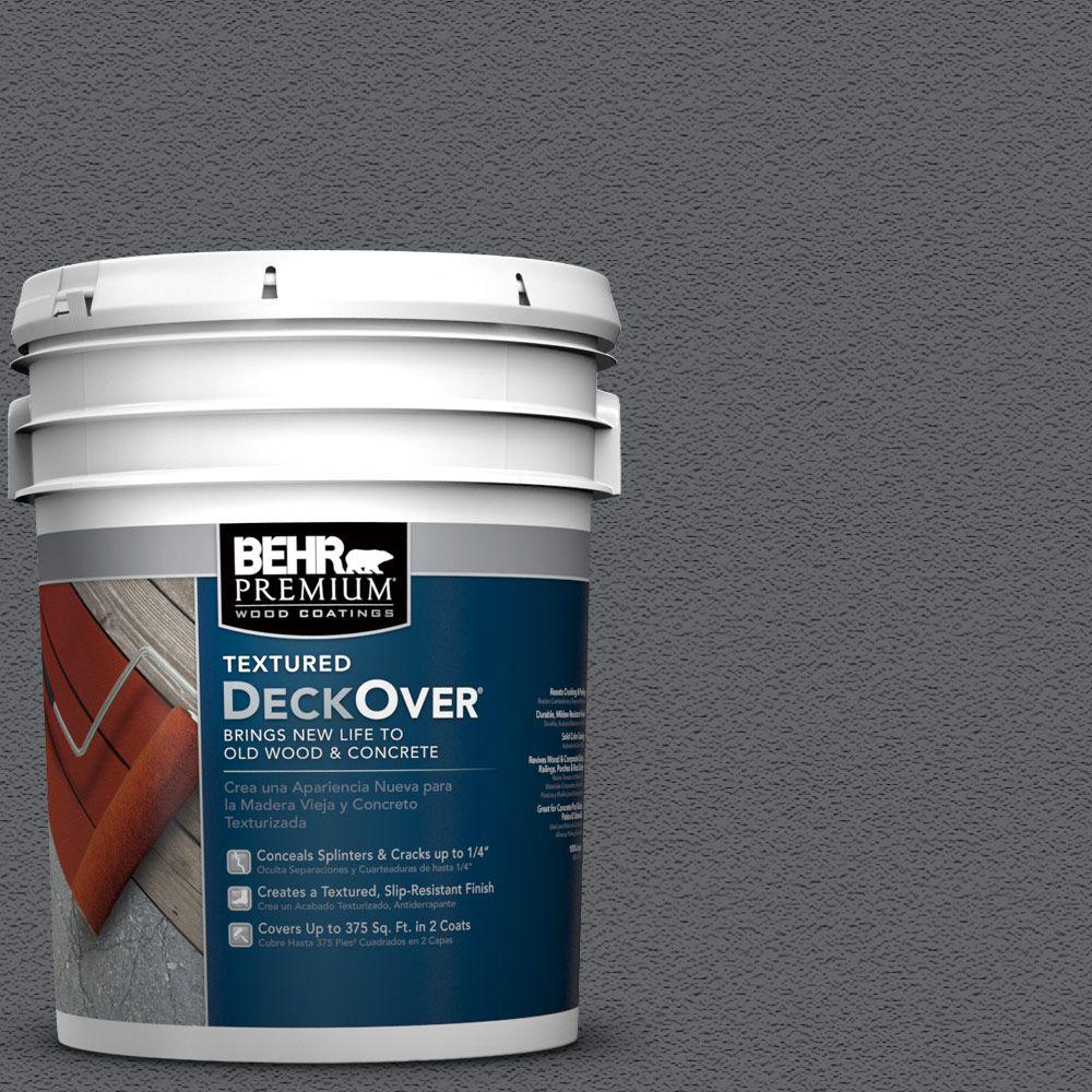 Behr Premium Textured Deckover 5 Gal Pfc 65 Flat Top Behr Premium Textured Deckover 5 Gal Pfc 65 Flat Top Solid Color