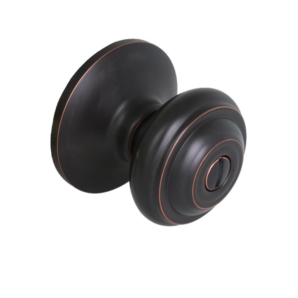 Defiant Madrid Aged Bronze Bed And Bath Door Knob Tdx710b The