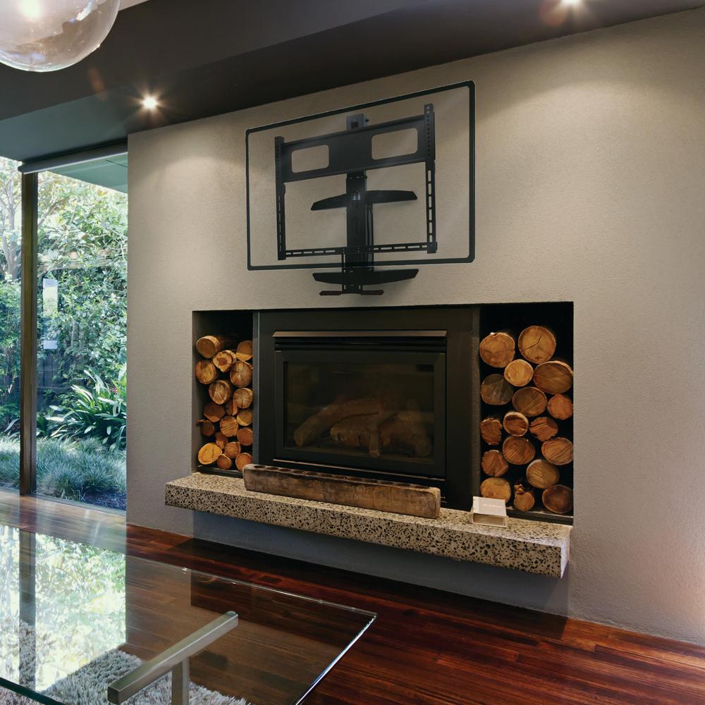 Manhattan 40 In To 70 Above Fireplace Articulating Flat Panel Tv Wall Mount 461825 The Home Depot Manhattan 40 In To 70 Above, Flat Wall Fireplace
