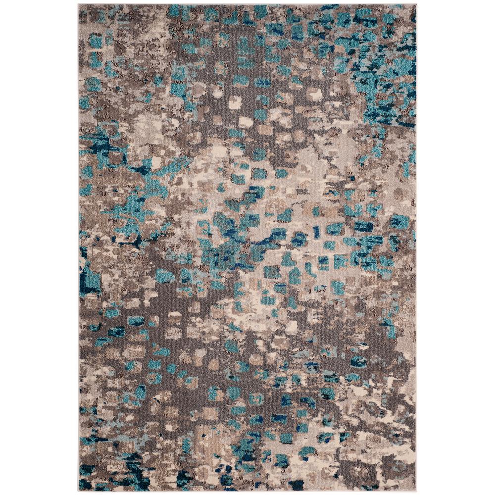 Modern 4 X 6 Area Rugs The Home Depot Monaco Gray Light Blue 4 Ft X 6 Area Rug