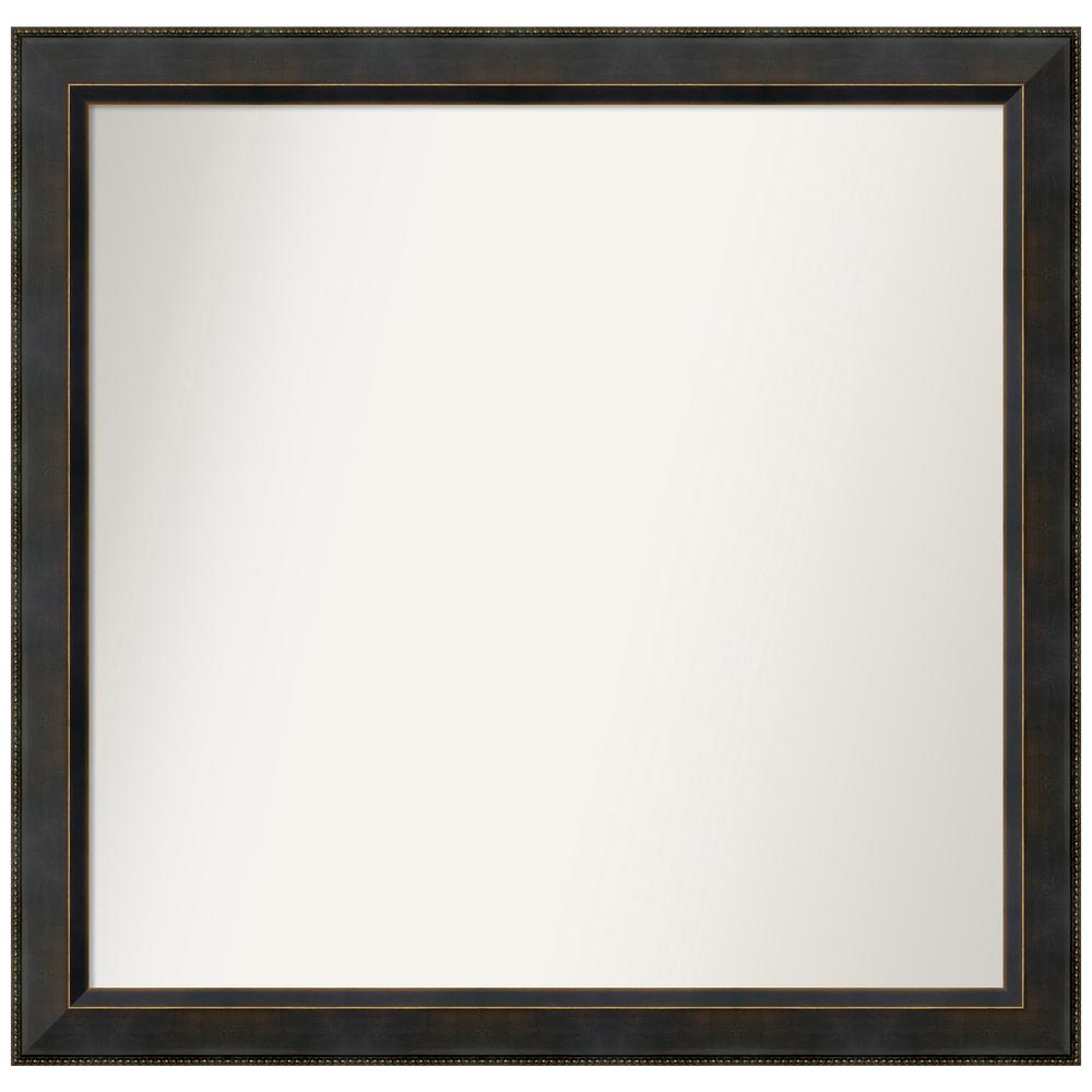 Amanti Art Choose your Custom Size 34.38 in. x 33.38 in. Signore Bronze Wood Decorative Wall Mirror was $460.52 now $239.93 (48.0% off)