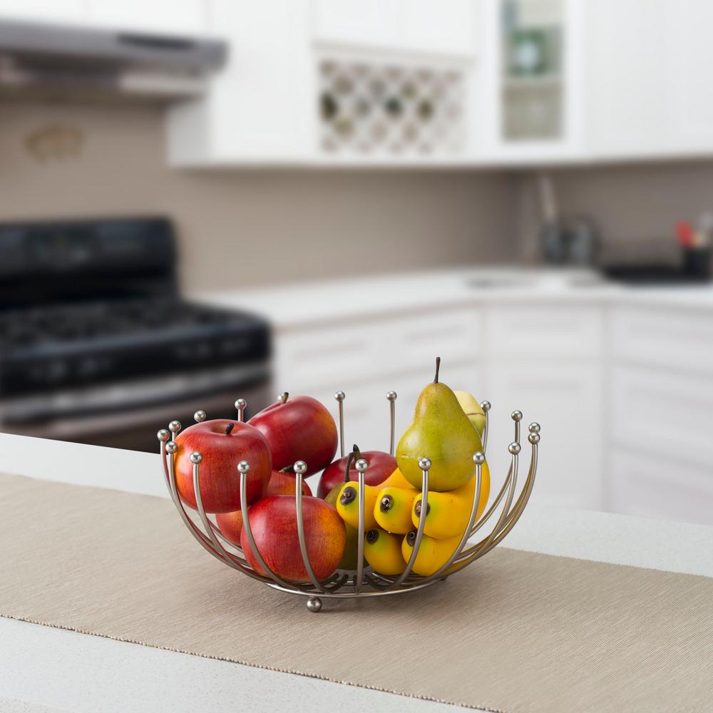 Metal Fruit Baskets Countertop Storage The Home Depot