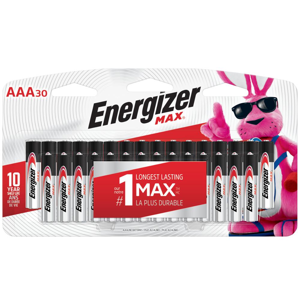 Energizer MAX Alkaline AAA Battery (30-Pack)-E92SBP30H ...