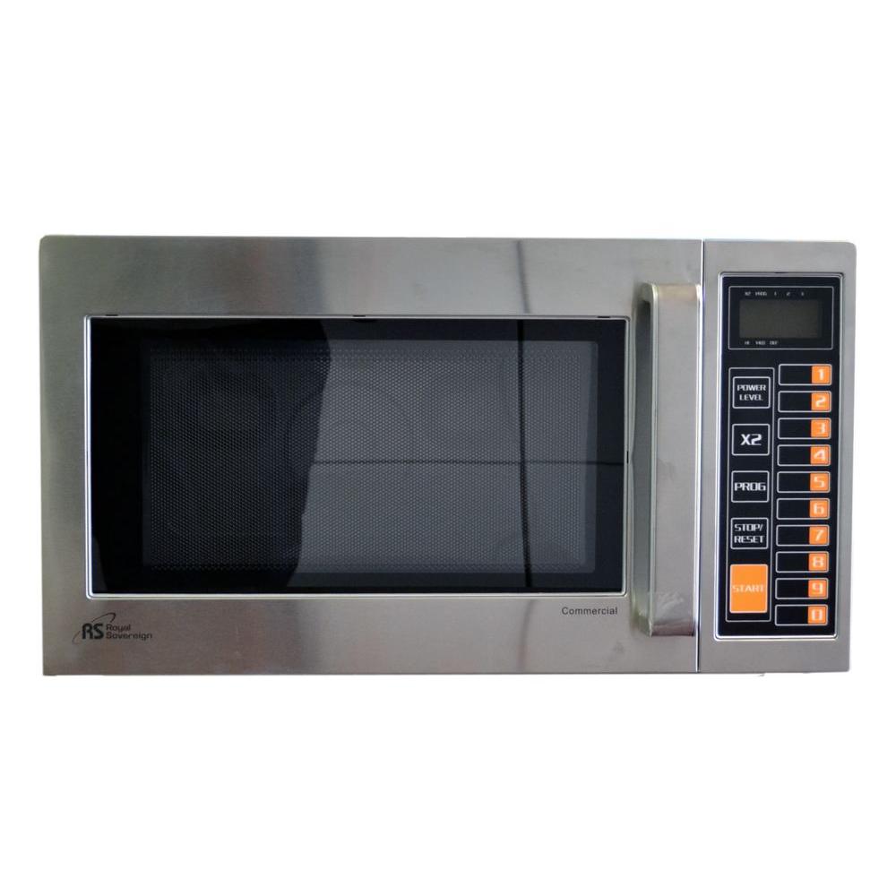 No Specialty Settings Stainless Steel Countertop Microwaves 1000 Watt Countertop Commercial Microwave In Stainless Steel