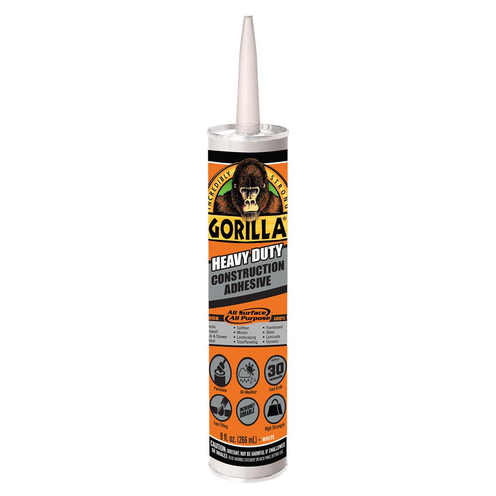 Gorilla 9 oz. HeavyDuty Construction Adhesive (12Pack)8010003 The