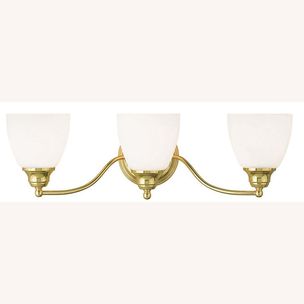 Polished Brass Livex Lighting 13674-02 Somerville 4-Light Bath Light