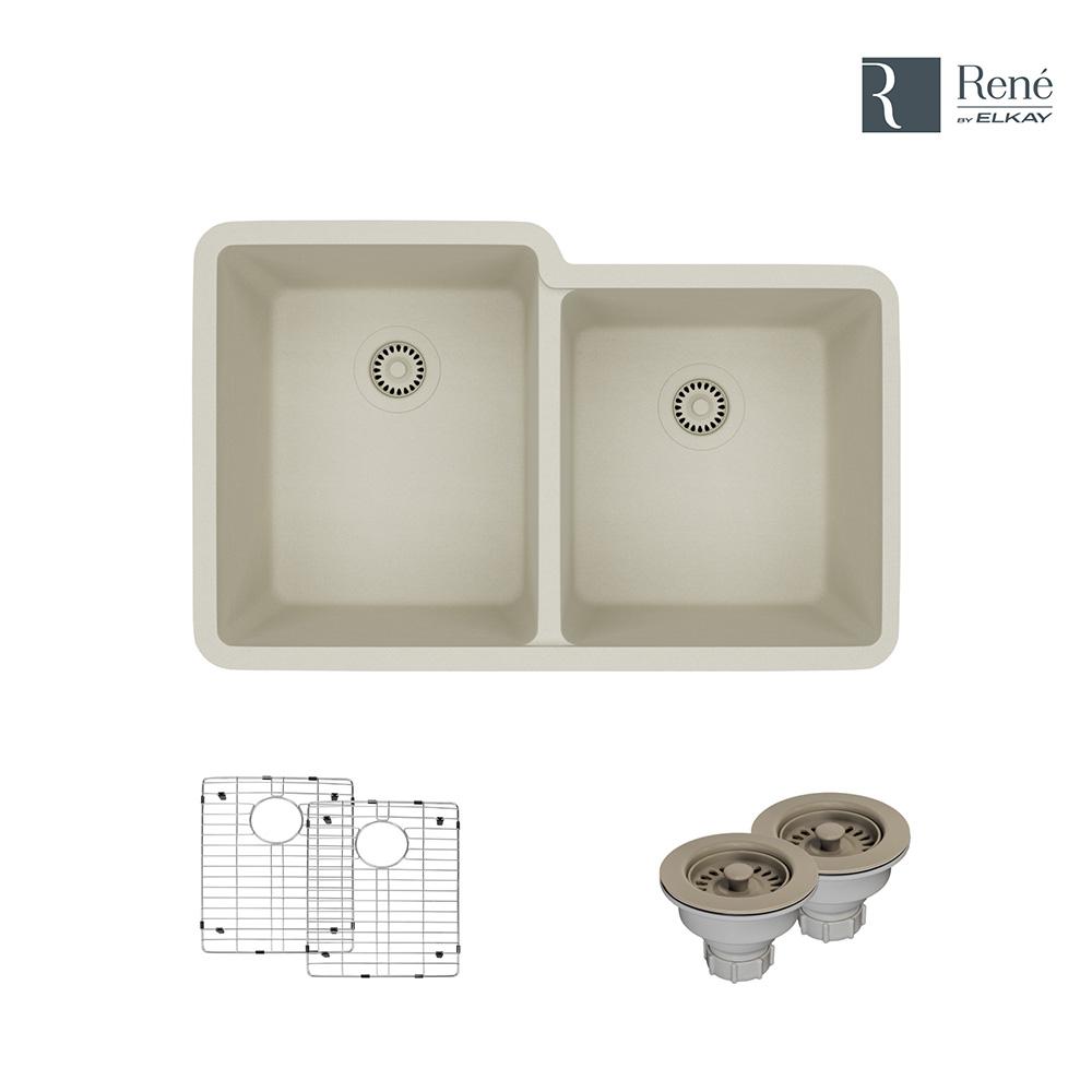 concrete rene by elkay undermount kitchen sinks r3 1001 con st cgs 64_1000