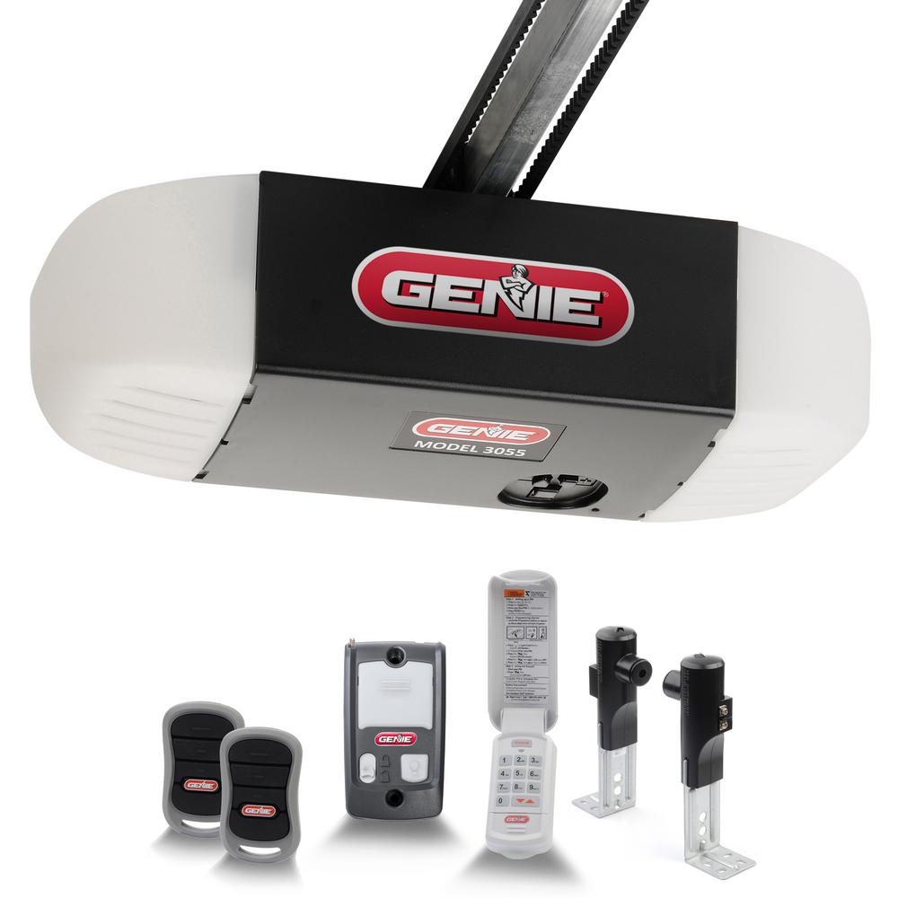 Genie SilentMax 750 3/4 HPc Ultra-Quiet Belt Drive Garage Door Opener ...