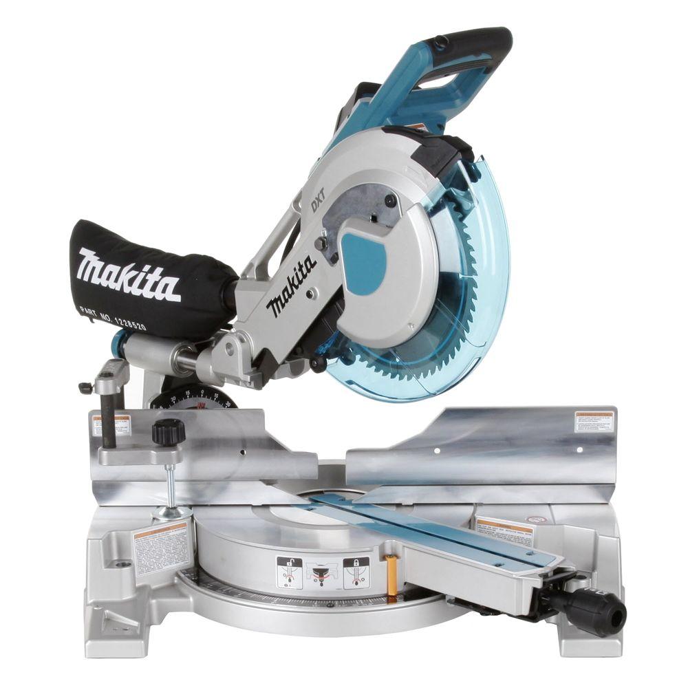 Makita 15 Amp 10 in. Corded Double Bevel Sliding Compound Miter Saw ...