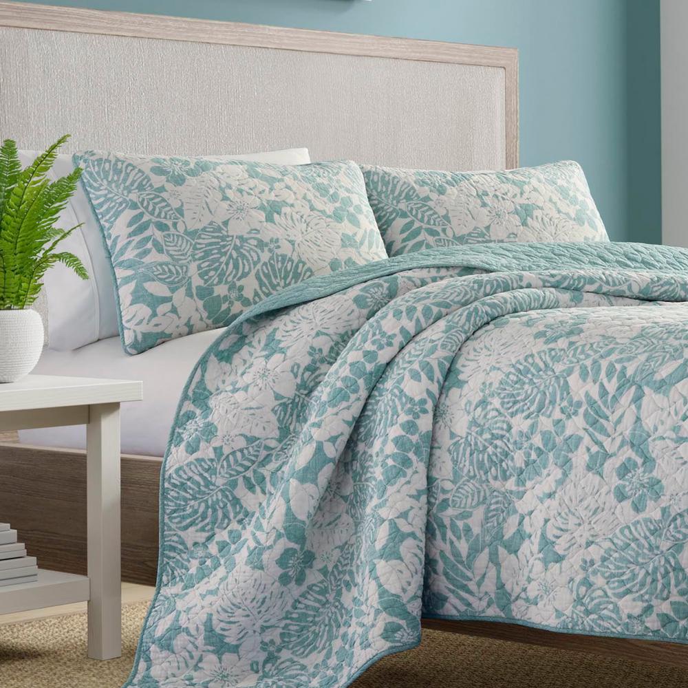 Tommy Bahama Laguna Beach 3 Piece Full Queen Quilt Set