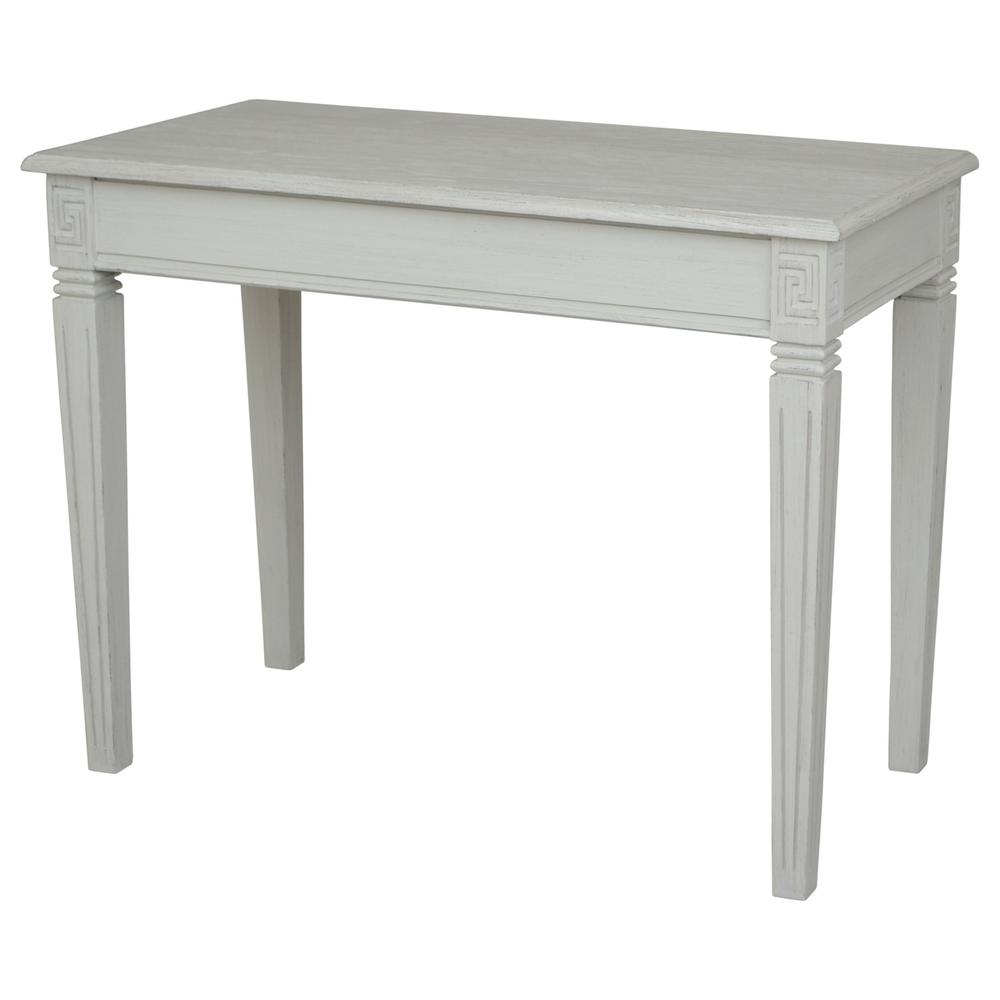 Classic 1 Gray Desks Home Office Furniture The Depot Ashbury Arte Antique White Oak Veneer Writing Desk