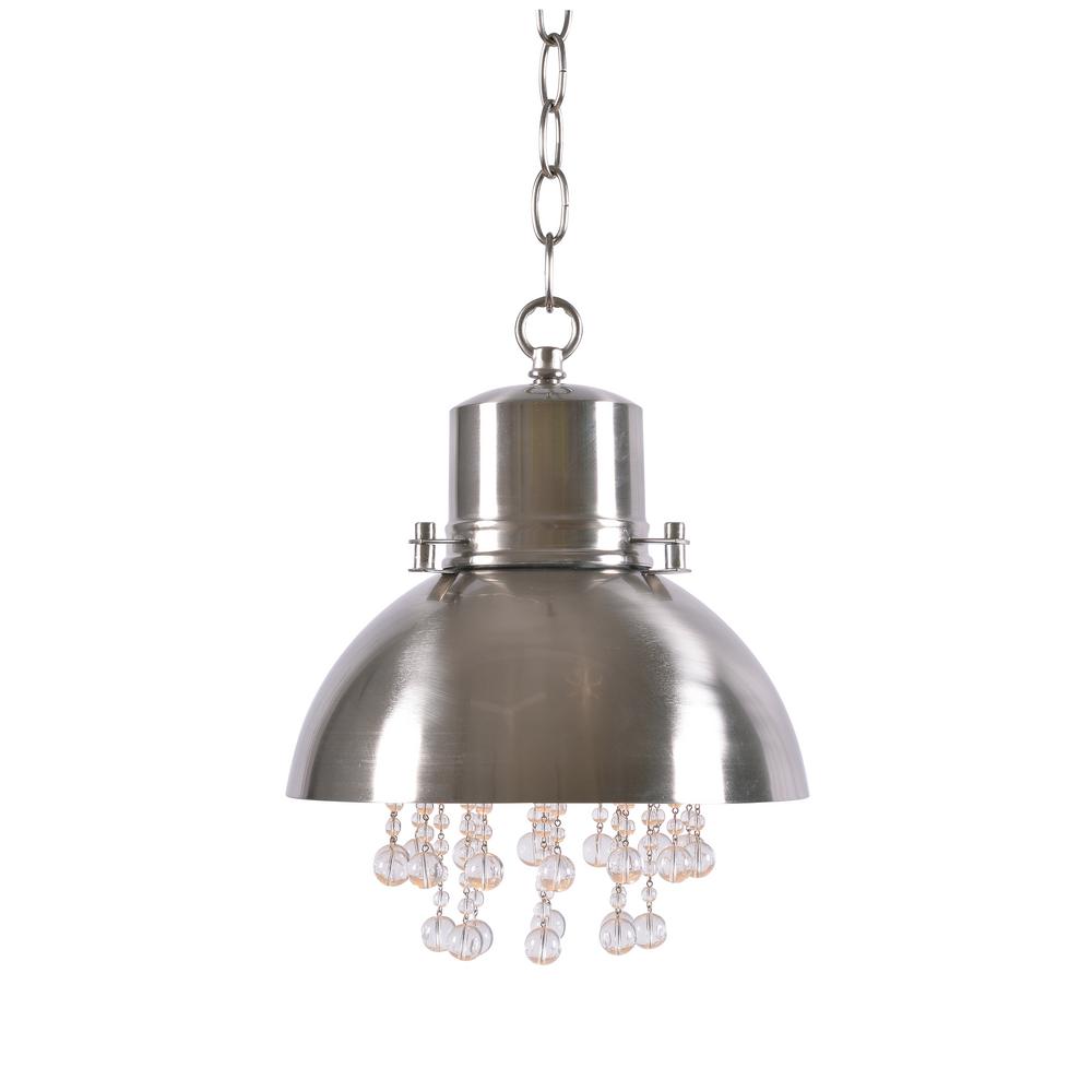 Kenroy Home Nicole 1 Light Brushed Steel Pendant 93591bs The Depot - Kenroy Pendant Lights Kenroy Home Nicole 1 Light Brushed Steel Pendant 93591bs The Depot - Kenroy Pendant Lights