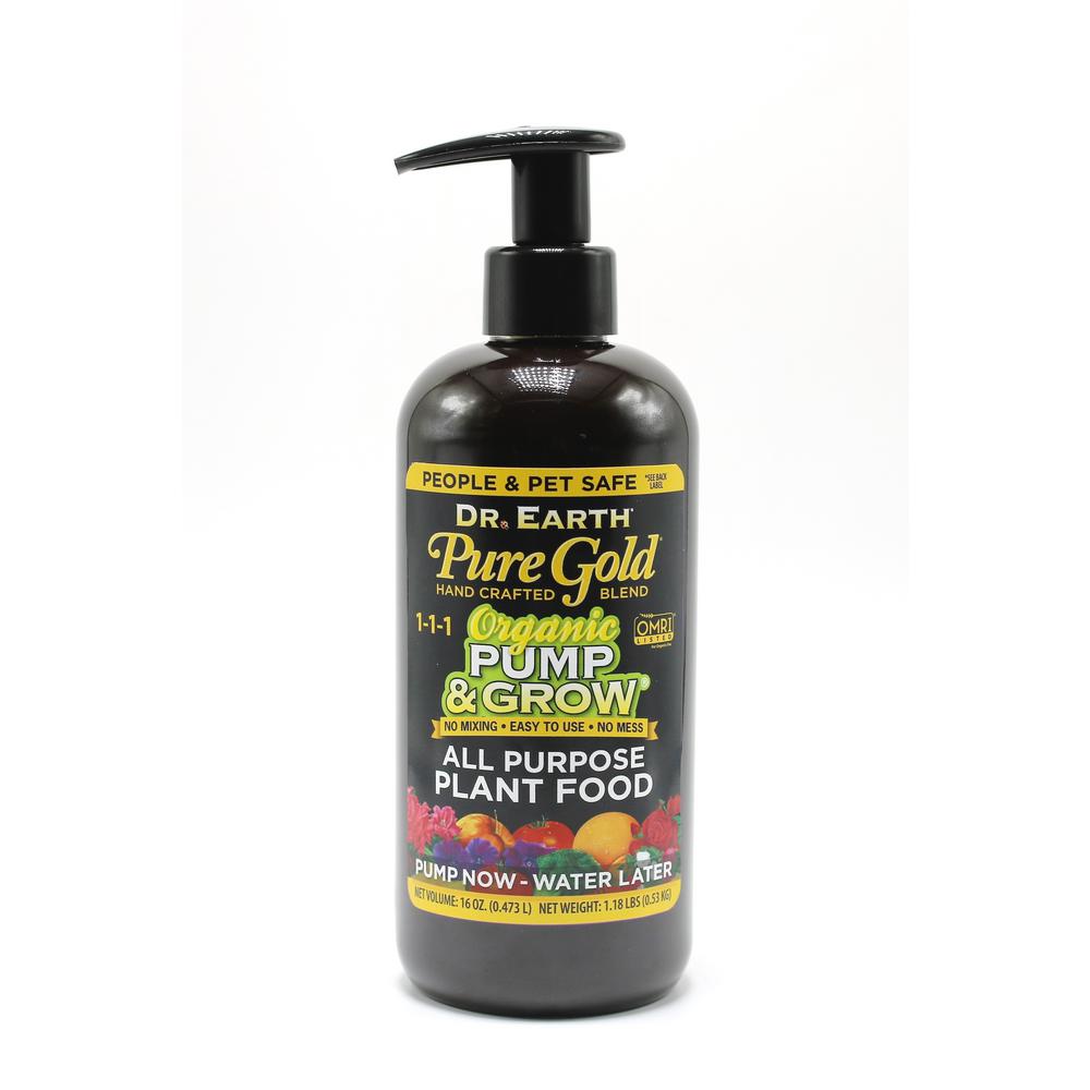 DR. EARTH 16 oz. Organic Pump and Grow Pure Gold All