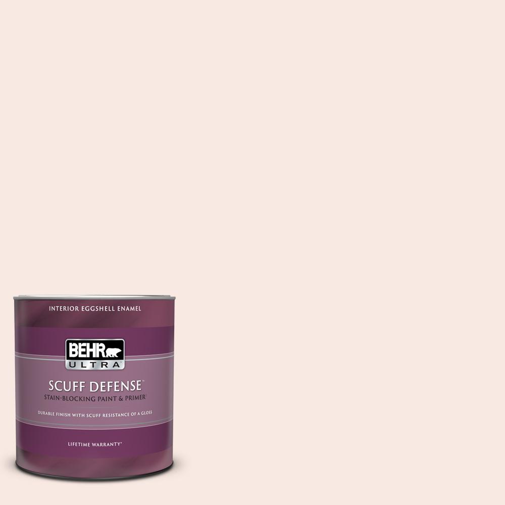 BEHR ULTRA 1 qt. 200C1 Hush Pink Extra Durable Eggshell Enamel