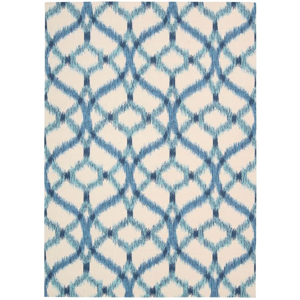 Nourison Izmir Ikat Aegean 8 Ft X 11 Indoor Outdoor Area Rug Nourison Izmir Ikat Aegean 8 Ft X 11 Indoor Outdoor Area Rug