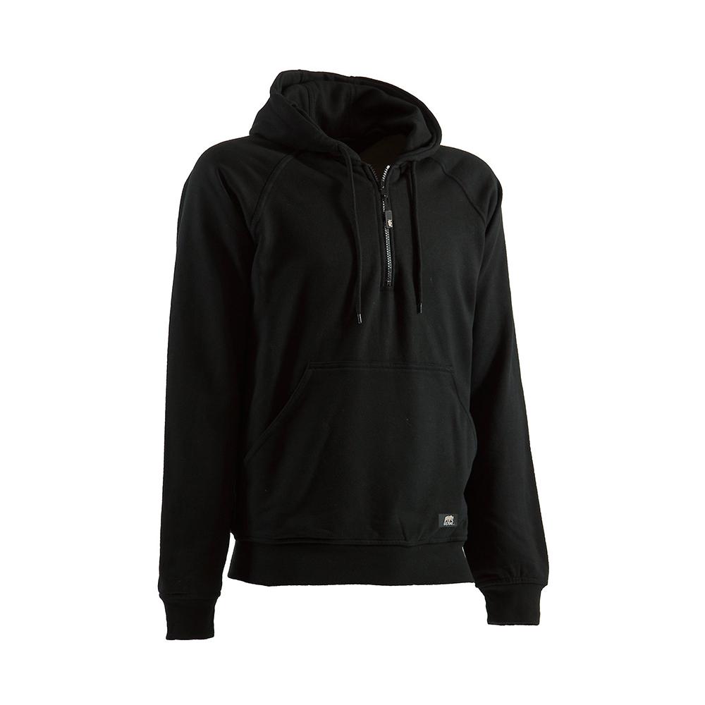 regular black hoodie