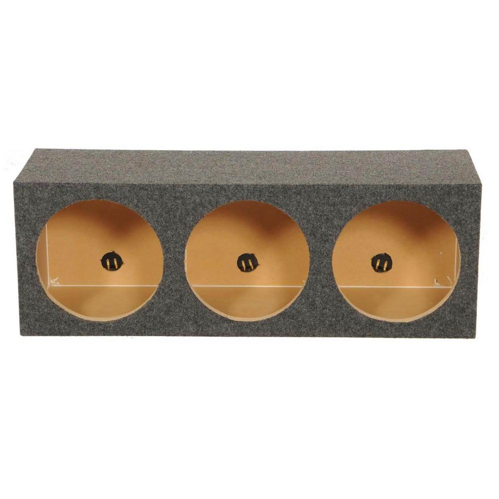 three 12 inch subwoofer box