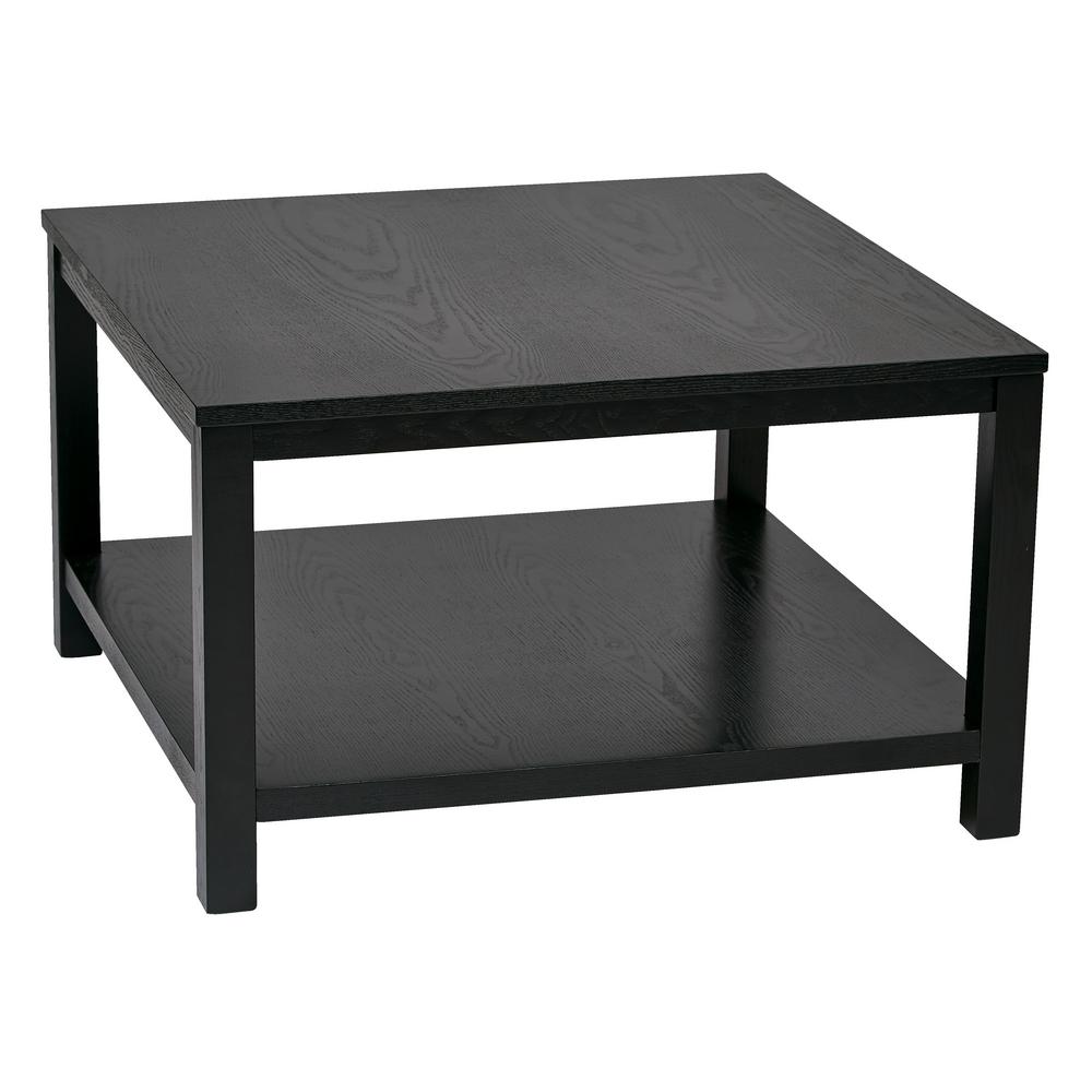 Office Star Products Merge 30 In Espresso Square Coffee Table Espresso Square Coffee Table