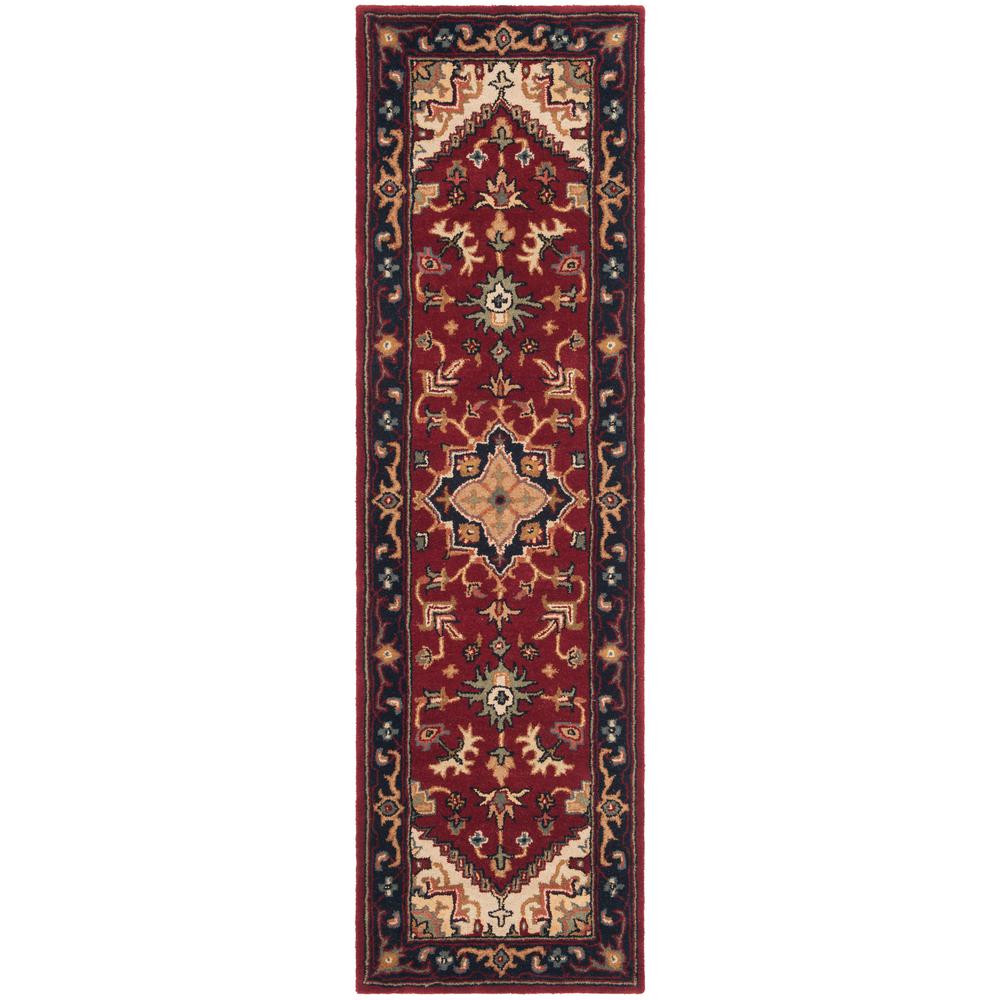 Safavieh Heritage Red 2 ft. x 16 ft. Runner Rug-HG625A-216 ...