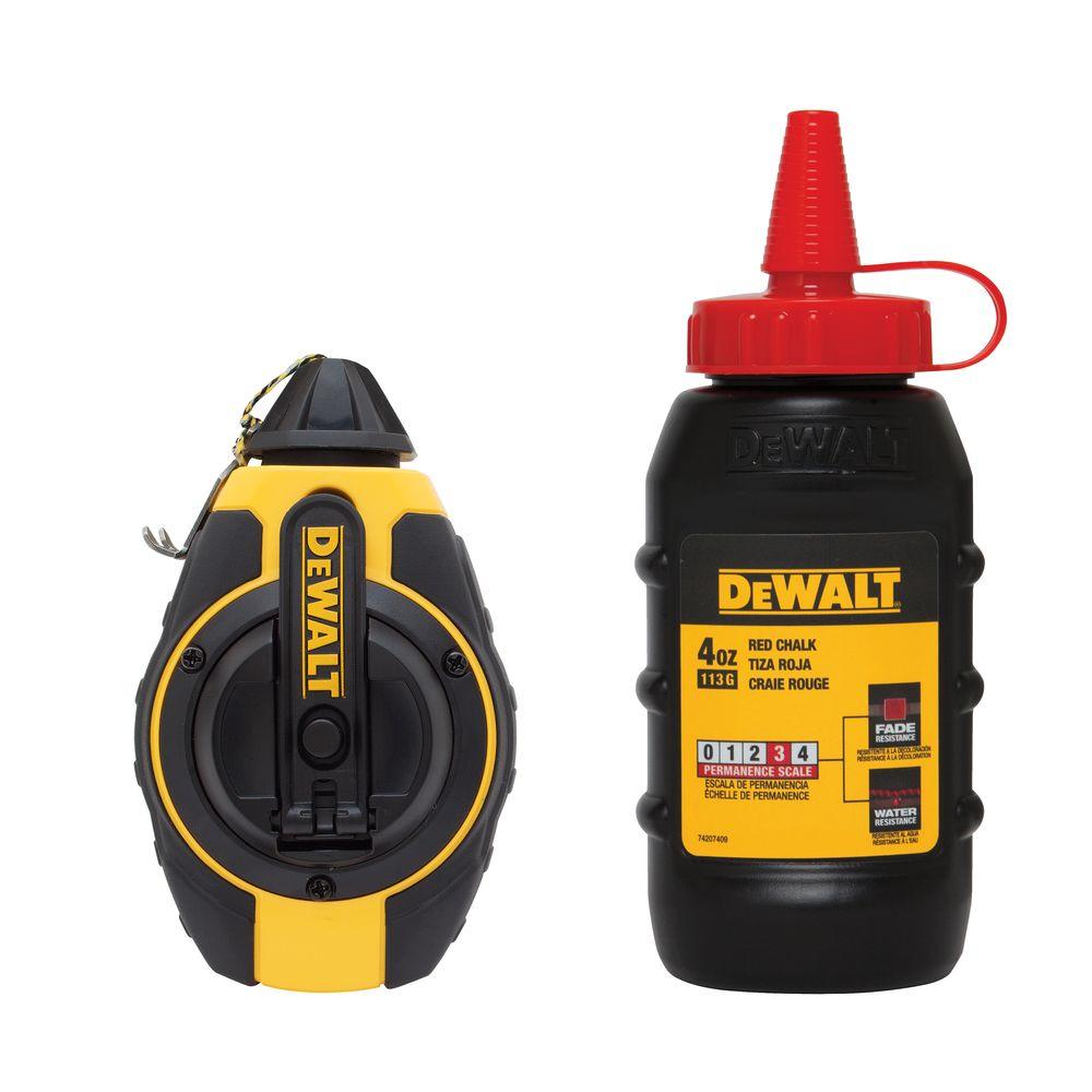 Dewalt 100 ft. Chalk Reel with Red Chalk by DEWALT