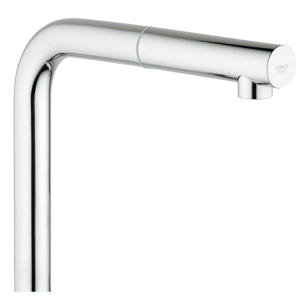 Grohe Minta Touch Single Handle Pull Out Sprayer Kitchen Faucet In