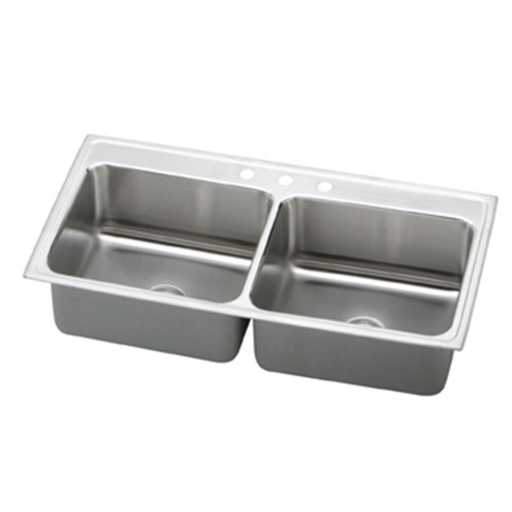 Stainless Steel Elkay 48 Kitchen Sinks The Home Stainless Steel Elkay 48 Kitchen