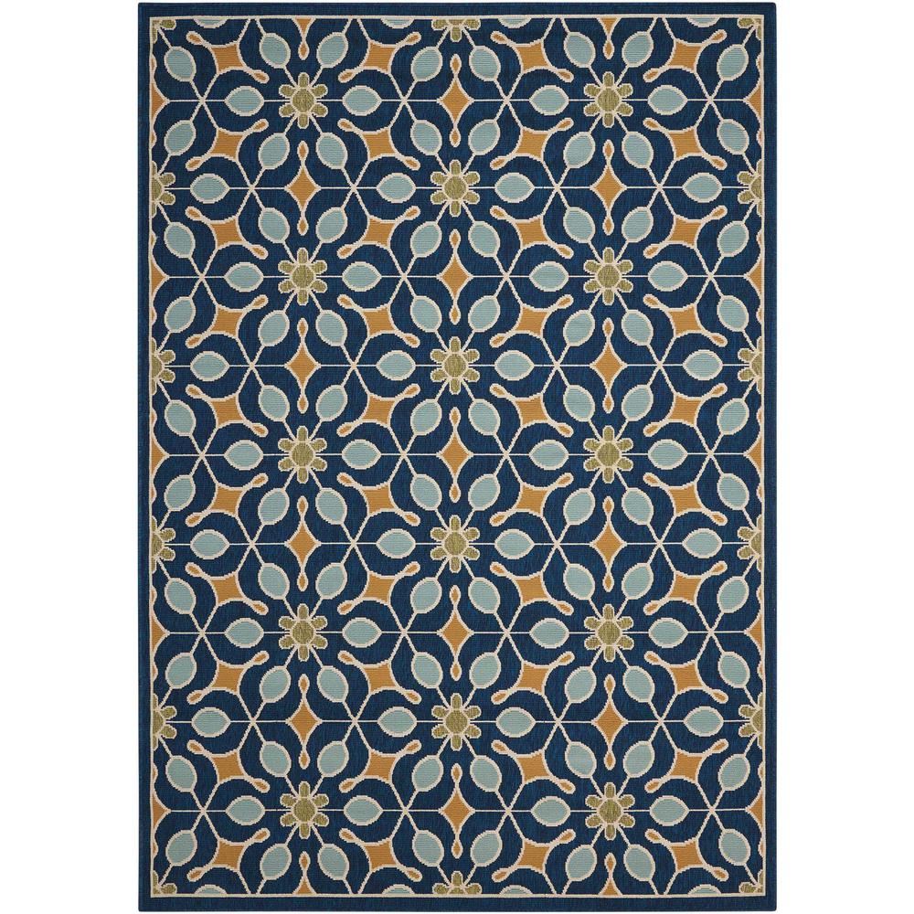 Nourison Caribbean Navy 8 Ft X 11 Indoor Outdoor Area Rug Caribbean Navy 8 Ft X 11 Indoor Outdoor Area Rug