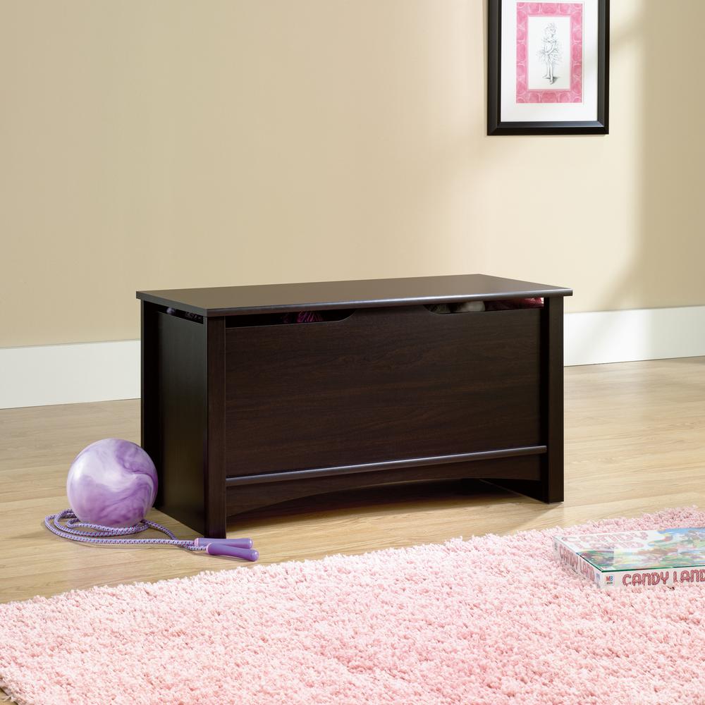 Sauder Shoal Creek Jamocha Wood Trunk 412092 The Home Depot Sauder Shoal Creek Jamocha Wood Trunk