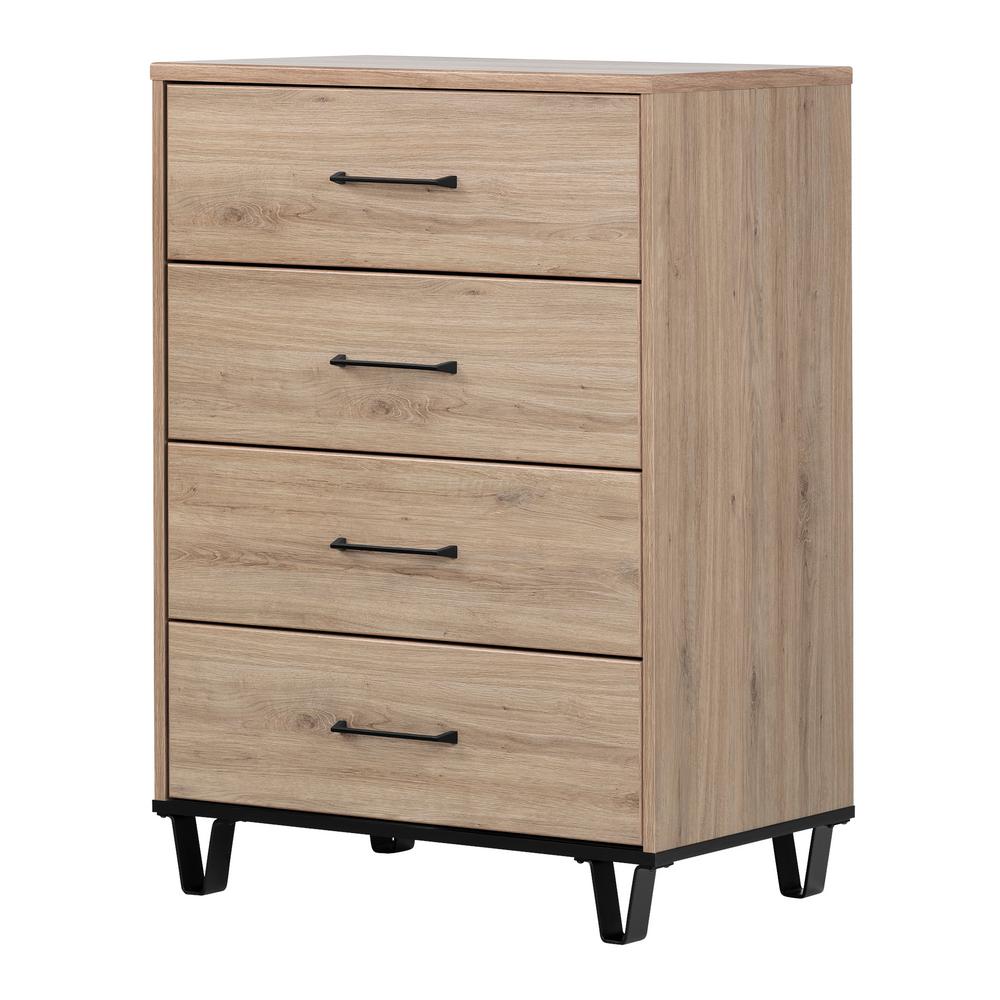 Rustic Oak Baby Furniture Kids The Home Depot Fakto 4 Drawer Rustic Oak Chest