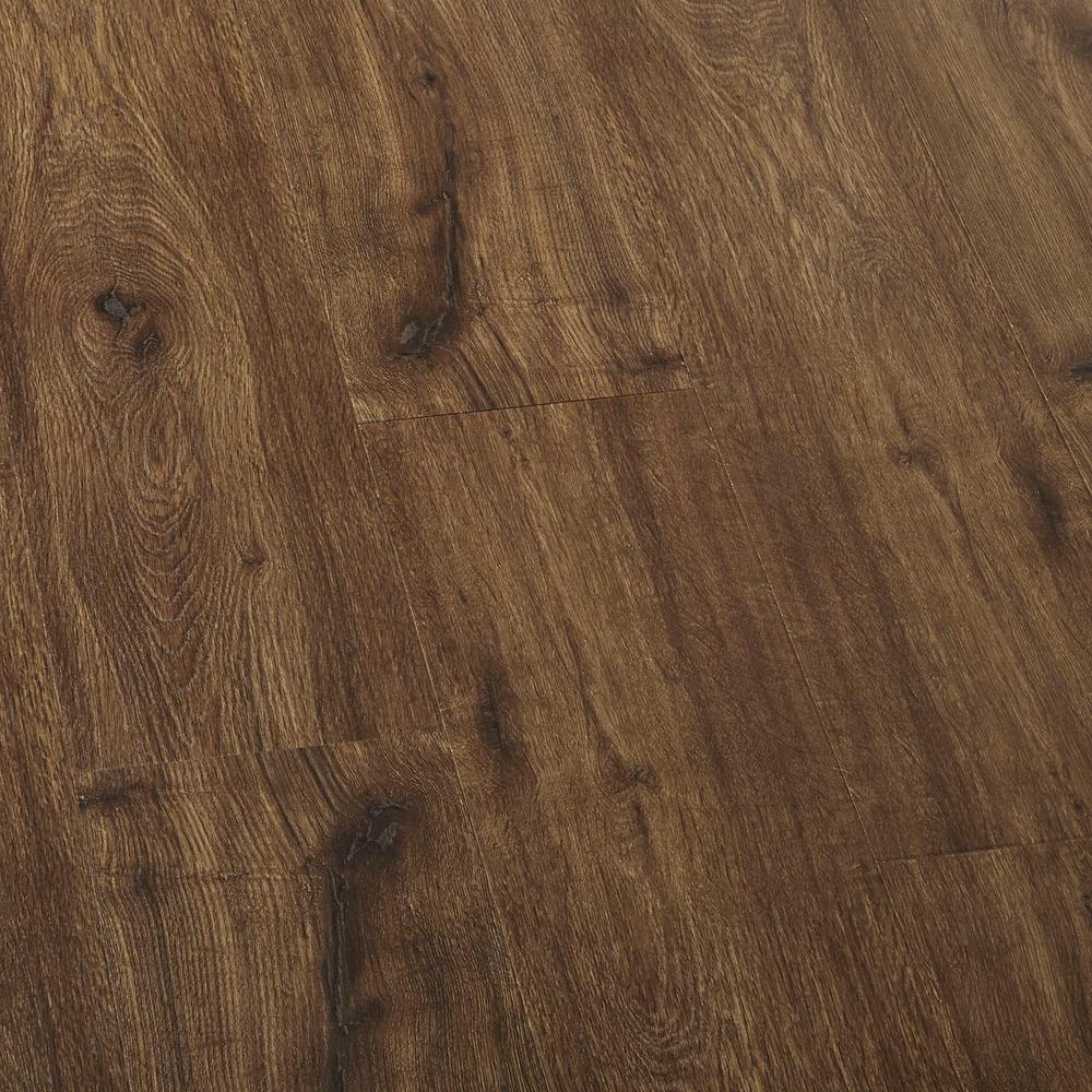Water Resistant Laminate Wood Flooring The Eir Hillcrest Oak 12 Mm Thick X 7 48 In Wide 47 72 Length