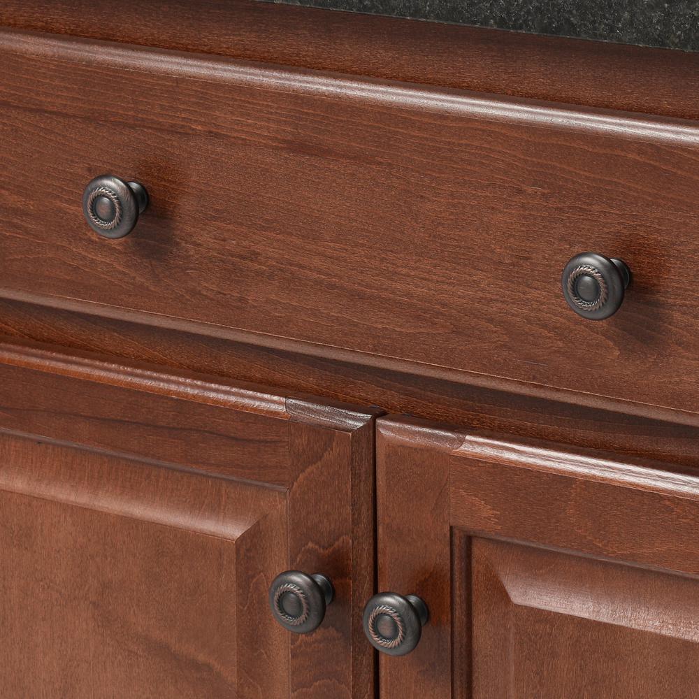 Dynasty Hardware 1 1 4 In Oil Rubbed Bronze Rope Design Cabinet