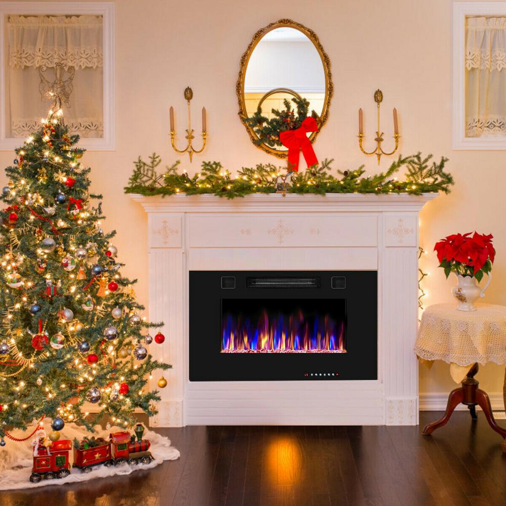 Boyel Living 30 In Recessed Ultra Thin Wall Mounted Or Insert Electric Fireplace Heater Black Wf Ep24702 The Home Depot - Electric Ultra Thin Wall Mounted Recessed Fireplace Boyel Living 30 In Recessed Ultra Thin Wall Mounted Or Insert Electric Fireplace Heater Black Wf Ep24702 The Home Depot - Electric Ultra Thin Wall Mounted Recessed Fireplace