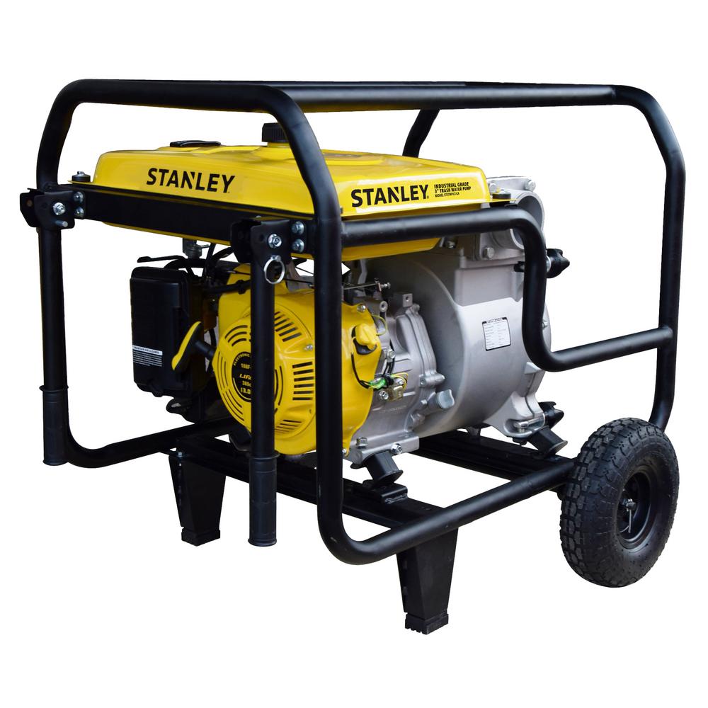 Stanley 13 HP NonSubmersible 3 in. Trash Water PumpST3TWPLT The